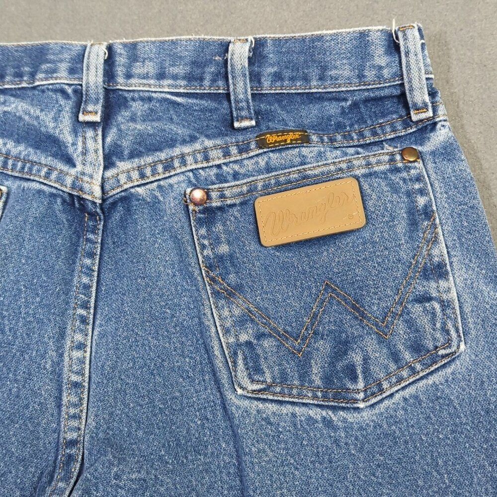 Wrangler Jeans Men's 34x34 Fits 32x32 Blue 13MWZ Cowboy Cut Western Cowboy Rodeo